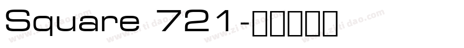 Square 721字体转换